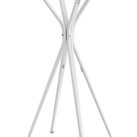 BOXED VASAGLE BAR TABLE METAL FRAME 60 X 60 X 104.5 CM FOR 2-3 PEOPLE SNOW - WHITE