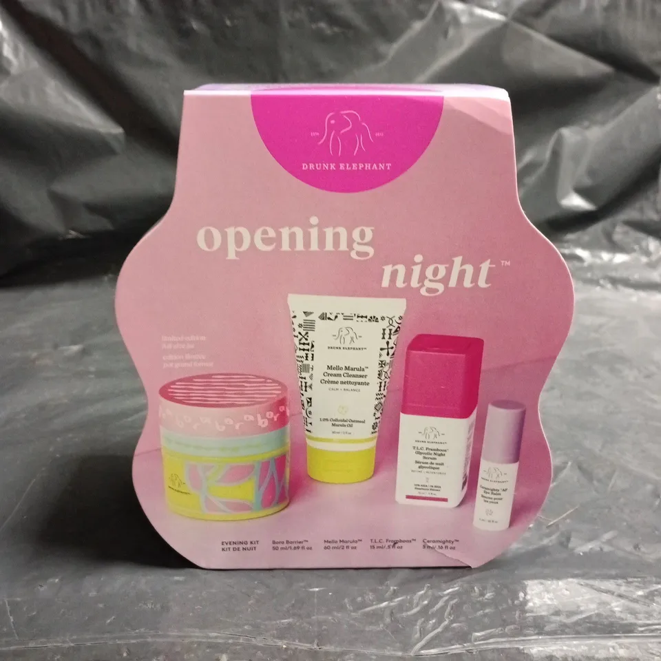 DRUNK ELEPHANT OPENING NIGHT SKINCARE SET – PINK GIFT BOX