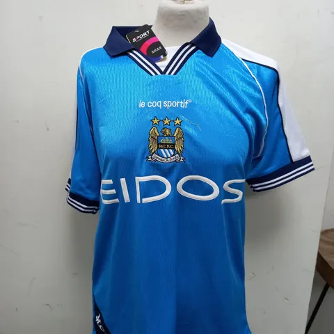 MANCHESTER CITY 00/01 FOOTBALL SHIRT SIZE S