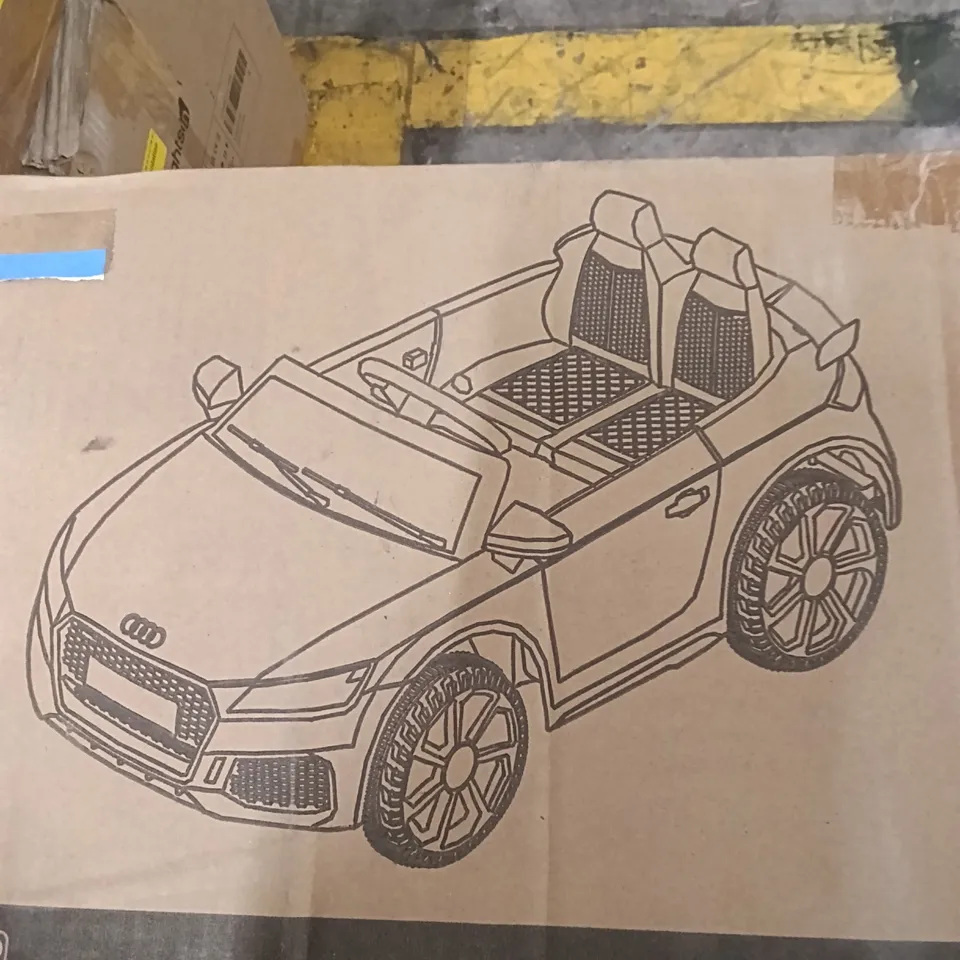BOXED AUDI TT RS ROADSTER KIDS PLAY CAR (1 BOX)