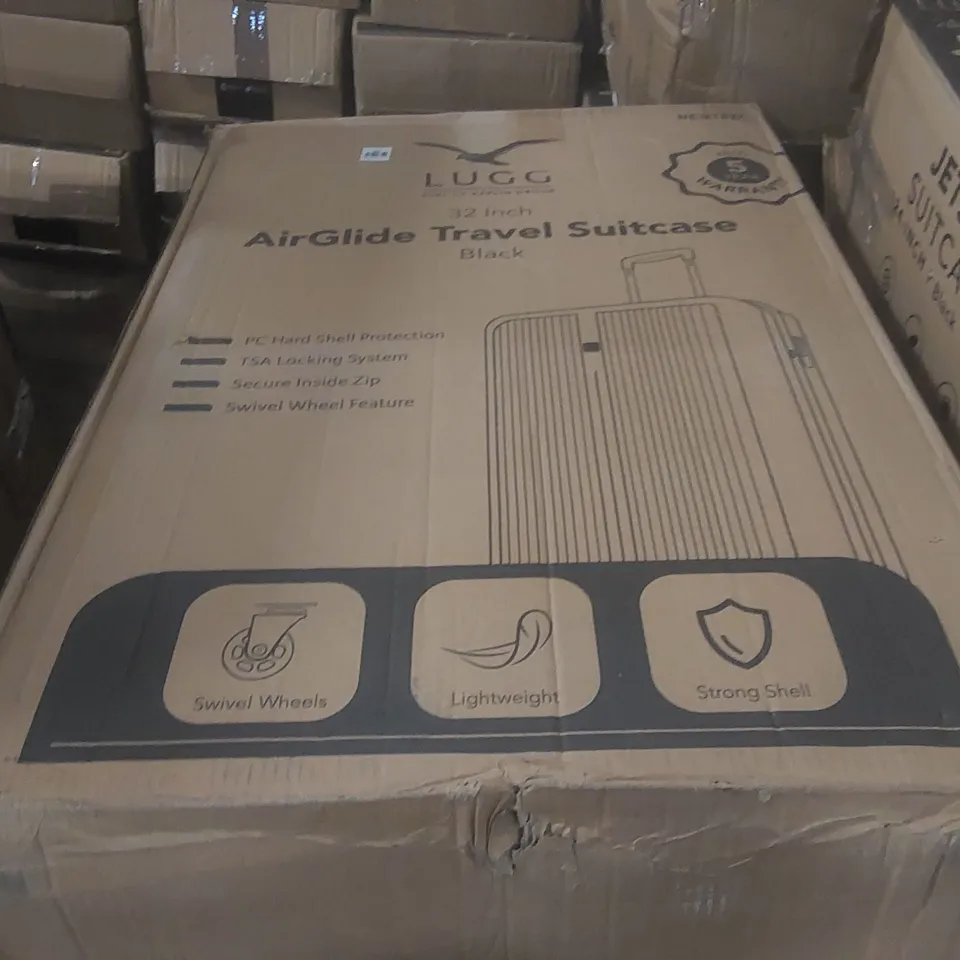 BOXED LUGG TRAVEL SUITCASE