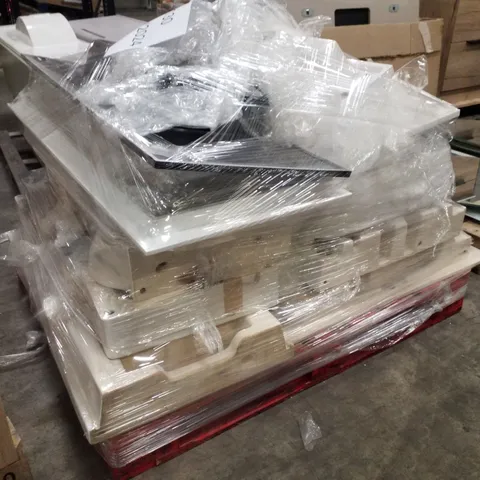 PALLET OF ASSORTED CERAMIC BASINS