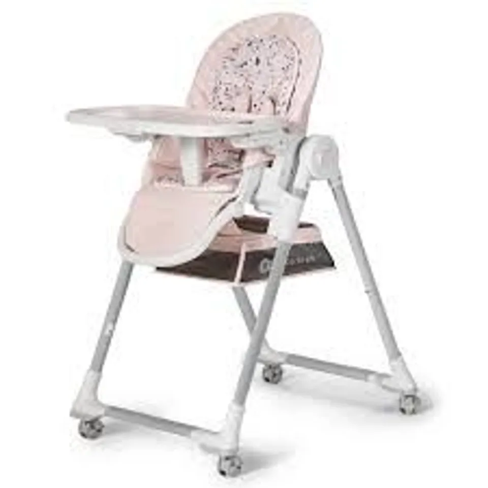 BOXED KINDERKRAFT LASTREE HIGH CHAIR- PINK RRP £119.99