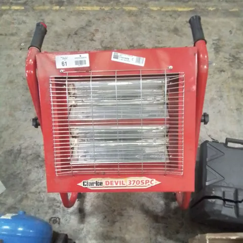 CLARKE HEAT DEVIL LARGE INDUSTRIAL PORTABLE HEATER