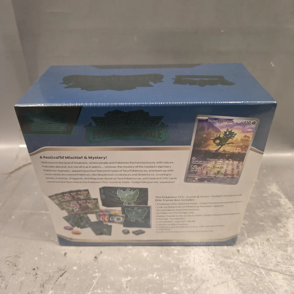 BOXED AND SEALED POKEMON SCARLET & VIOLET TWILIGHT MASQUERADE ELITE TRAINER BOX