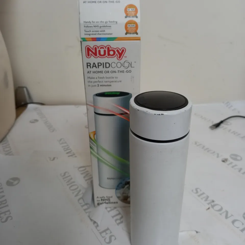 BOXED NUBY RAPIDCOOL FLASK RRP £42.99