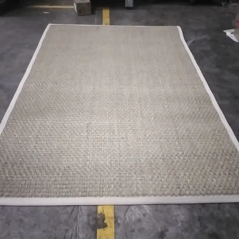 DOLLARD MACHINE WOVEN BROWN RUG APPROXIMATELY 270X184CM