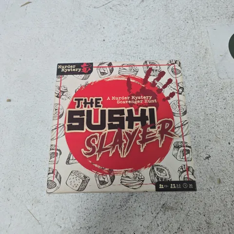 THE SUSHI SLAYER: A MURDER MYSTERY SCAVENGER HUNT