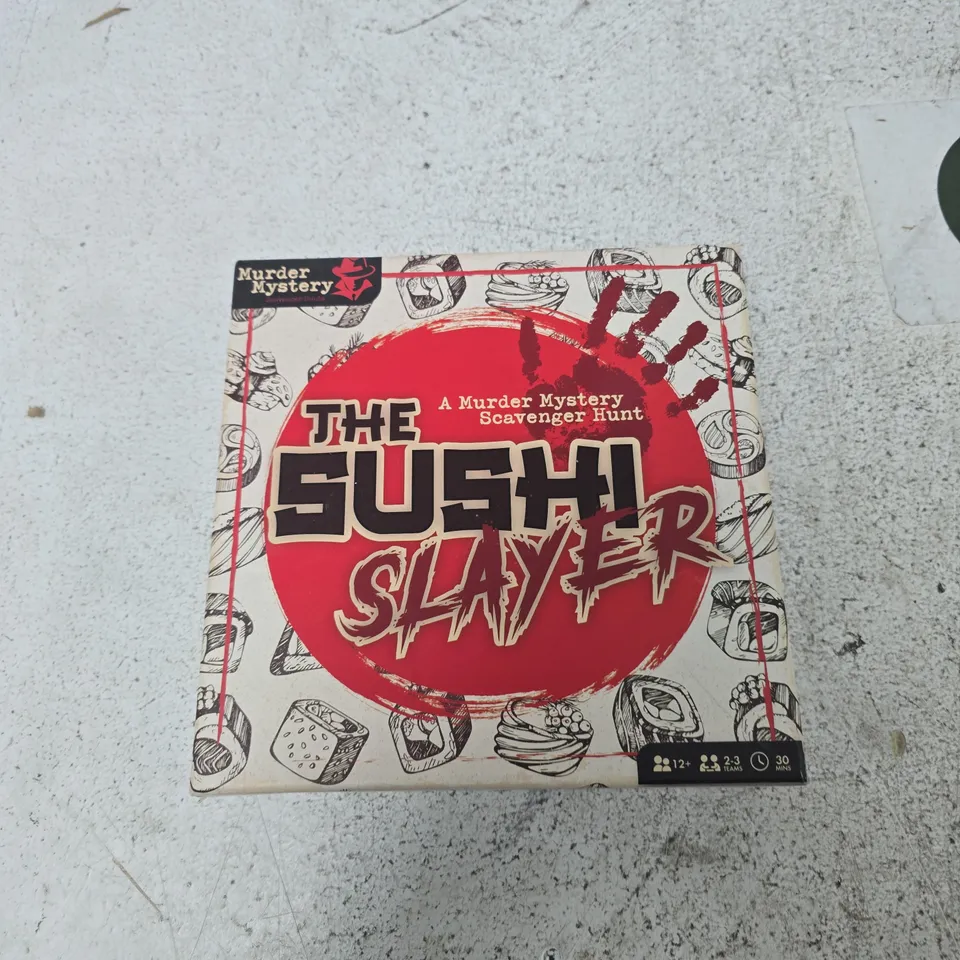 THE SUSHI SLAYER: A MURDER MYSTERY SCAVENGER HUNT