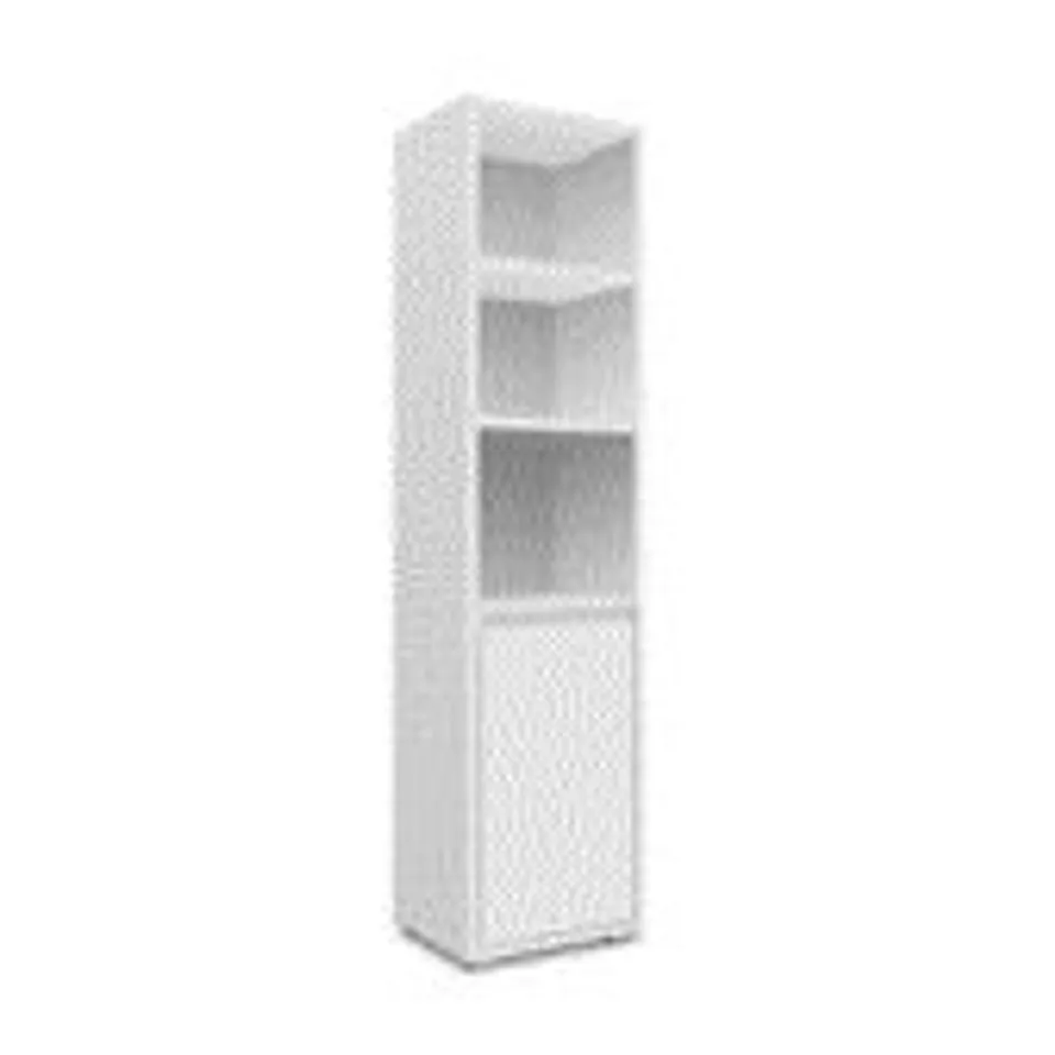 BOXED IMAGE 25 REGAL SHELVED UNIT IN WHITE - 2 BOXES