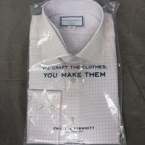 BAGGED CHARLES TYRWHITT SLIM FIT SHIRT - 17.5 / 36"
