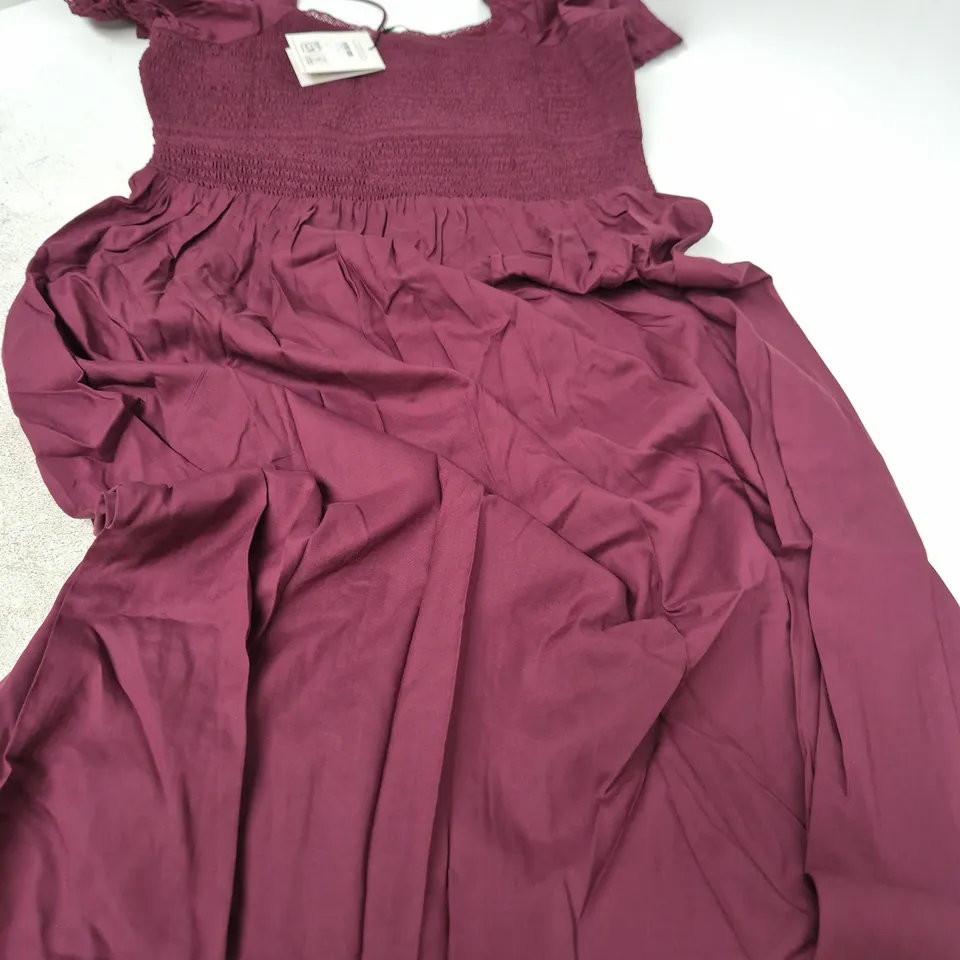 NOBODY'S CHILD SAVANNA MIDI DRESS – UK16 (EU44, USA12), PURPLE