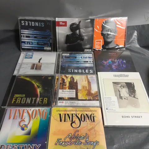 TOTE OF APPROXIMATELY 15 ASSORTED CD'S TO INCLUDE - LOUIS TOMLINGSON , VINESONG ,  BBC BERNSTERIN CHICHESTER PSALMS ETC