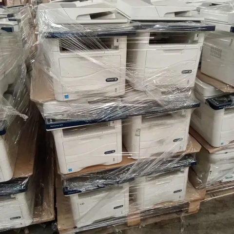 PALLET TO CONTAIN A LARGE ASSORTMENT OF XEROX PRINTERS