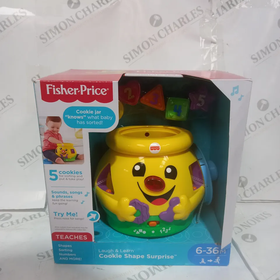 BOXED FISHER PRICE COOKIE JAR 