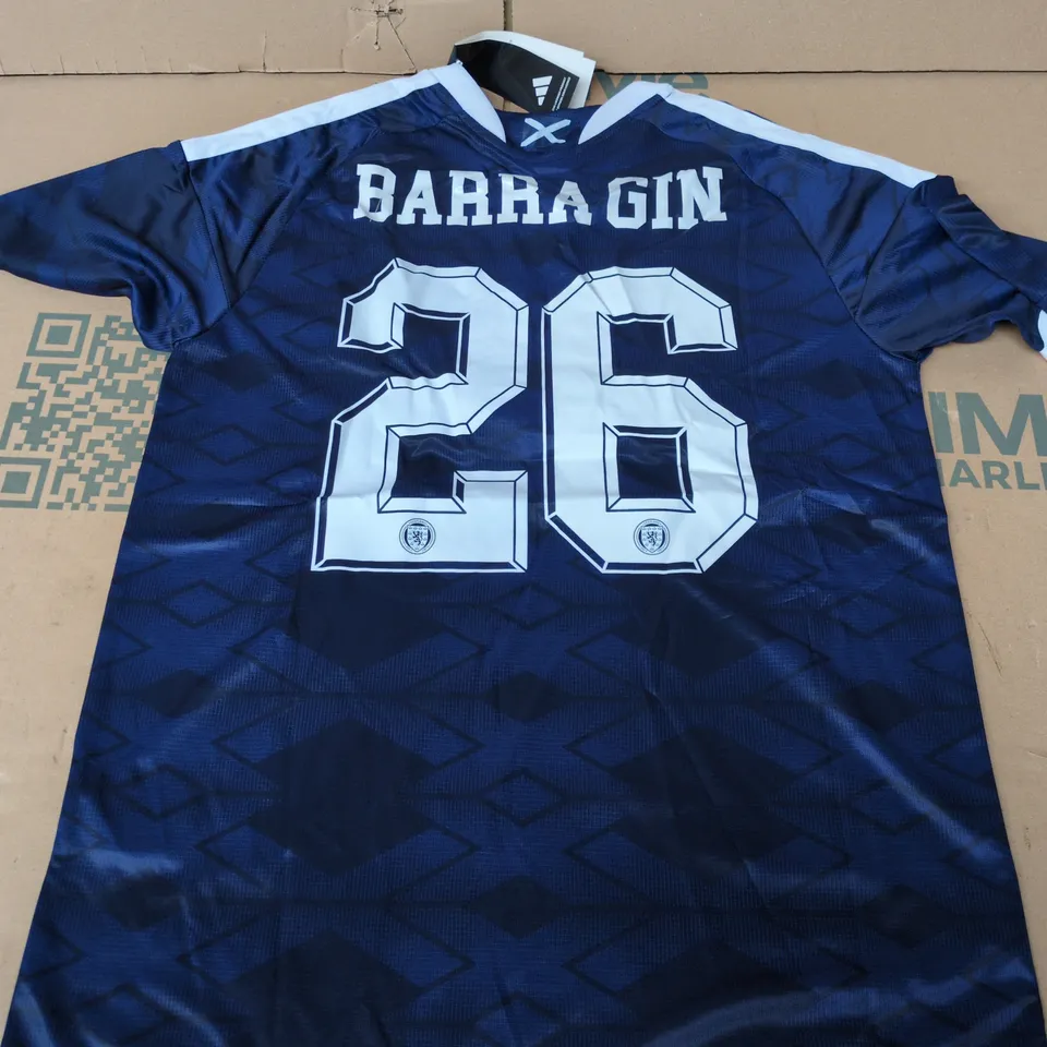 ADIDAS SCOTLAND HOME JERSEY (#26 - BARRA GIN) - MEDIUM
