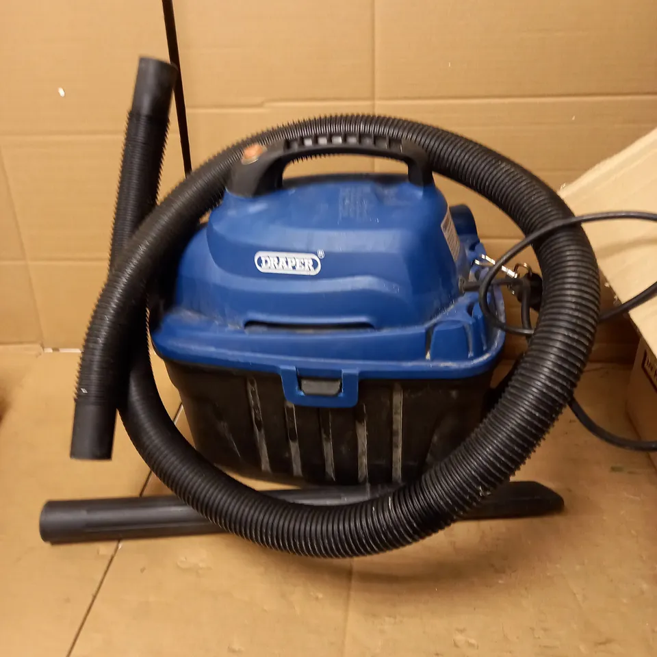 DRAPER 10L 100W 230V WET & DRY VACUUM CLEANER 