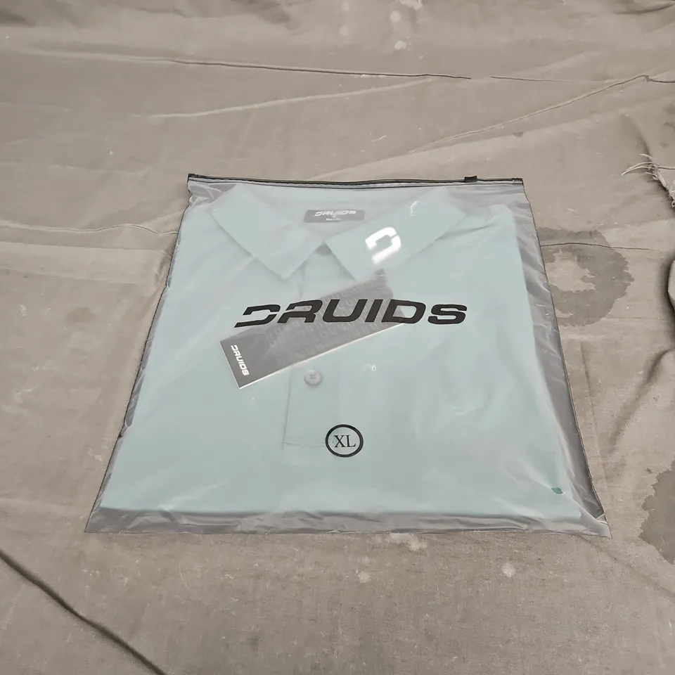 DRUIDS ELITE POLO IM SAGE SIZE XL
