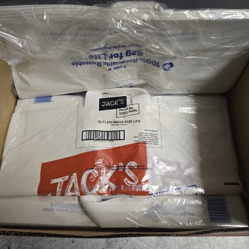 BOXED JACK'S FLEXI BAGS FOR LIFE MULTIPACK - 10 X 25 BAGS 