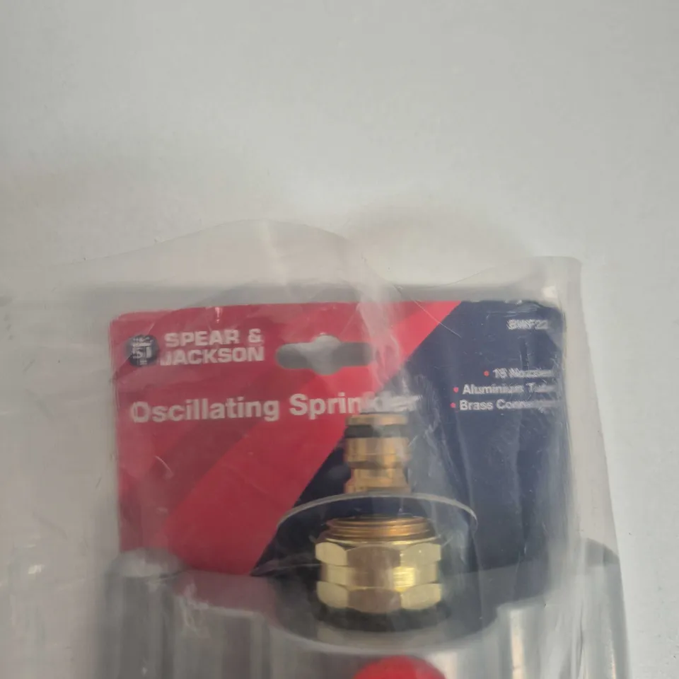 SPEAR & JACKSON OSCILLATING SPRINKLER – GARDEN IRRIGATION