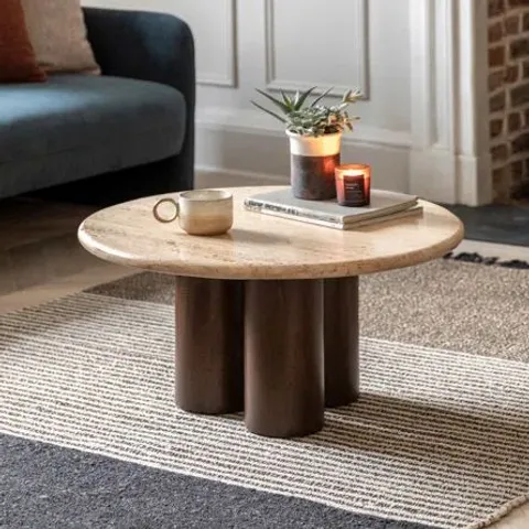 BOXED TREVI COFFEE TABLE 750 x 750 x 380mm (2 BOXES)