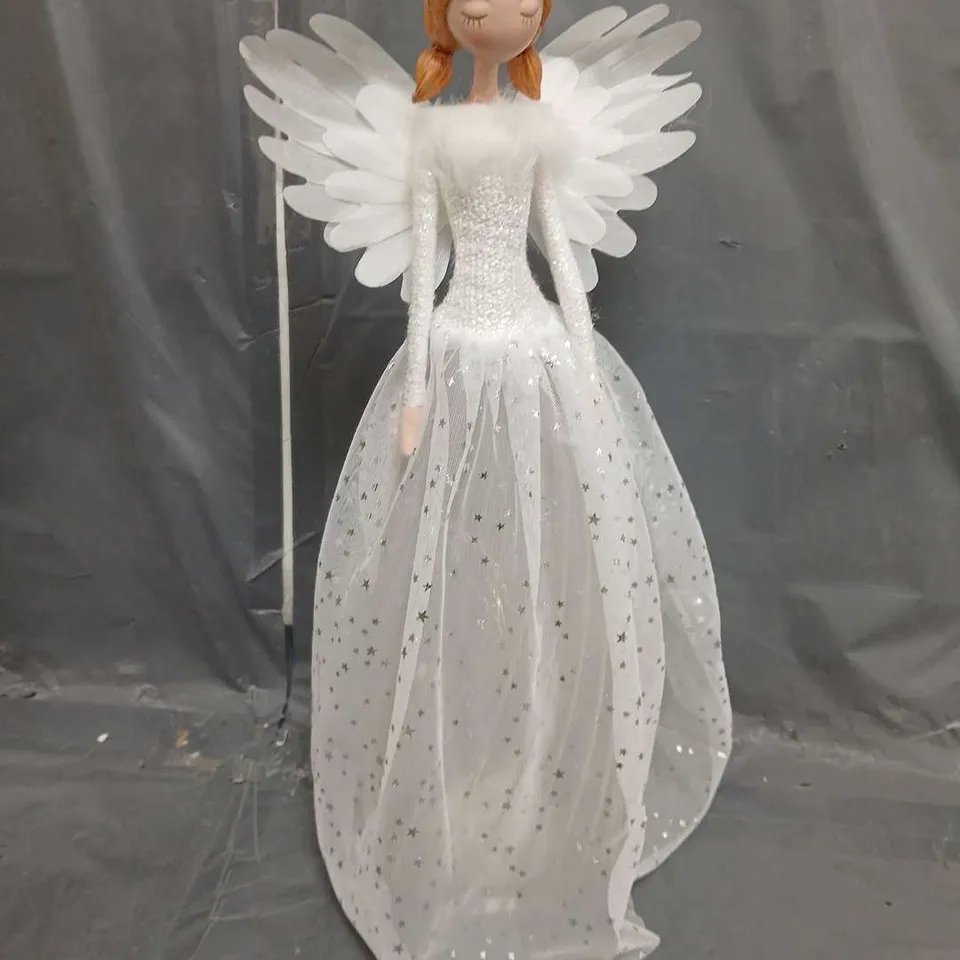 50CM BATTERY OPERATED WHITE ANGEL