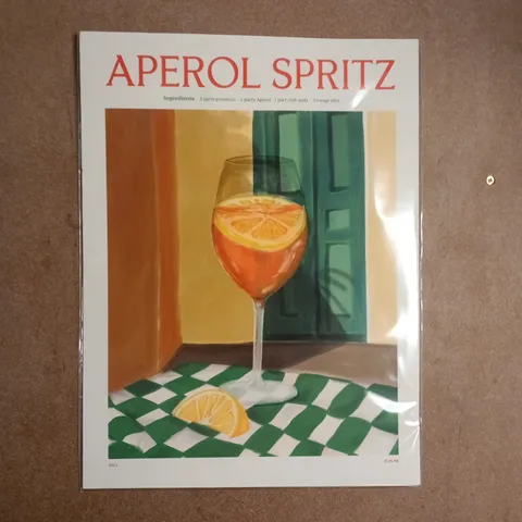 ELIN PK APEROL SPRITZ 2022 ART PRINT