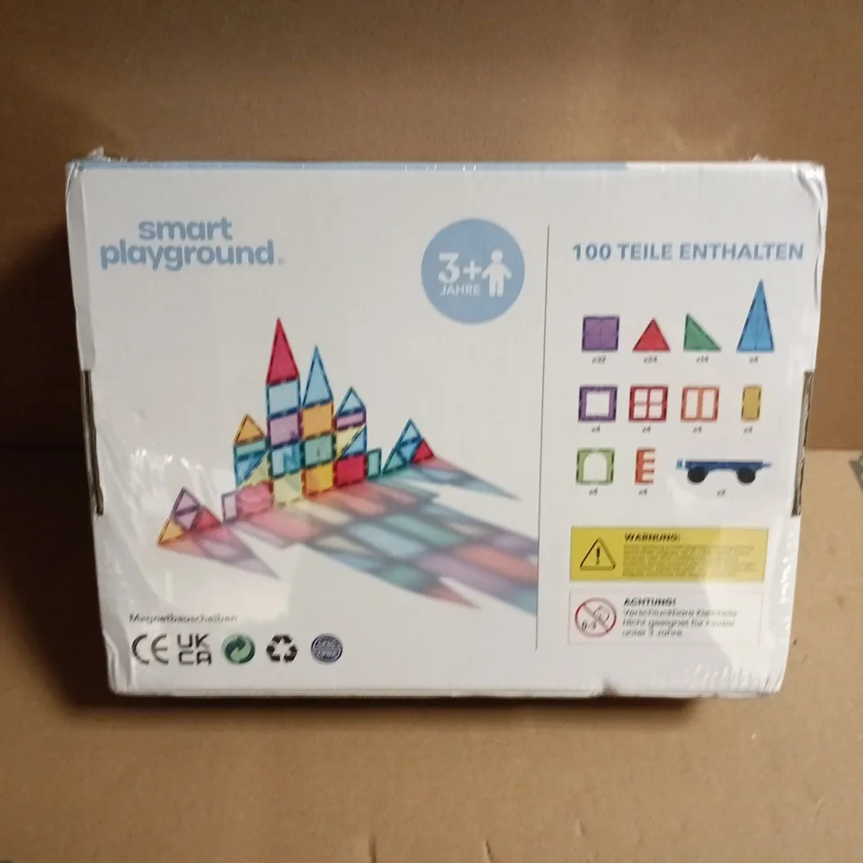 SEALED SMART PLAYGROUND MAGNETIC 100-PIECE CONSTRUCTION SET