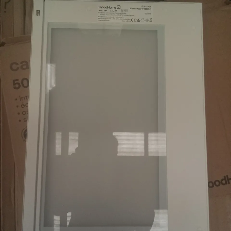 BOXED GOODHOME CARAWAY 50CM INTEGRATED WALL CABINET LIGHT