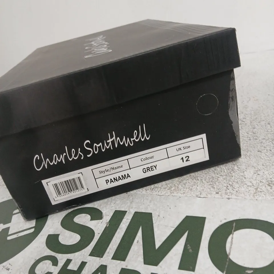 CHARLES SOUTHWELL PANAMA GREY SUEDE DESERT BOOT – UK 12
