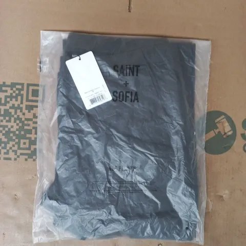 BAGGED SAINT + SOFIA APARTMENT PANTS IN CHARCOAL SIZE 34"