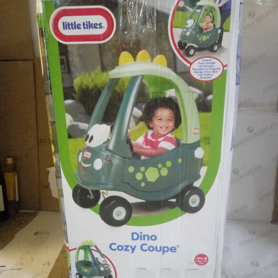 BOXED LITTLE TIKES COZY COUPE DINO RRP £69.99