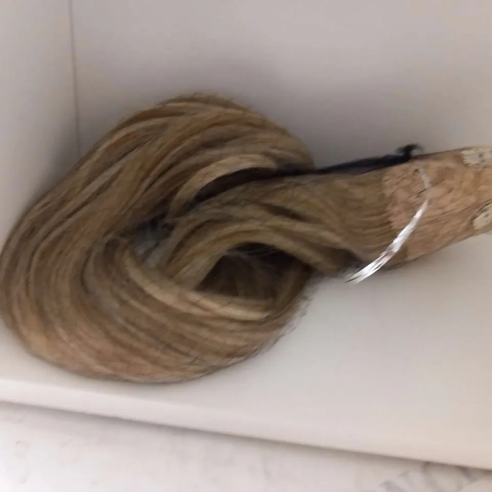 BOXED MEGAN MCKENNA'S BOUNCY BLOW 2 IN 1 REVOLUTIONARY HAIR EXTENSIONS ASJ BLONDE MM HAIR PIECE 21180