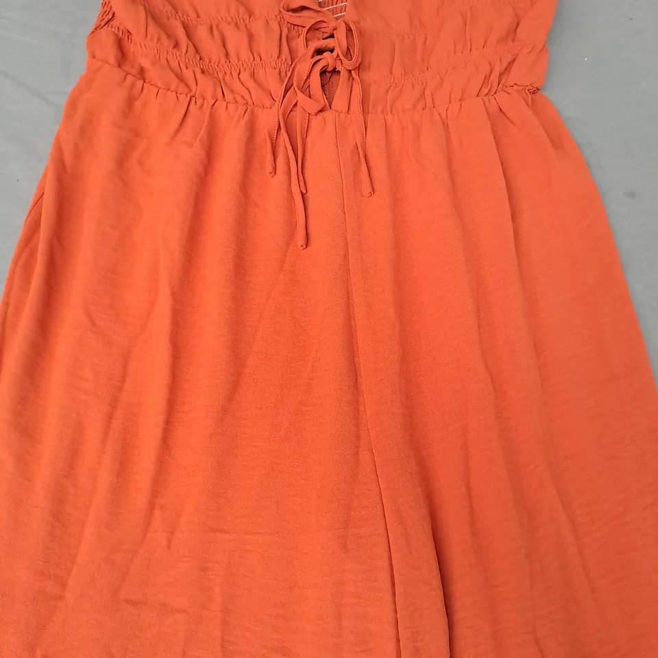 CIDER JUMPSUIT IN ORANGE SIZE XL
