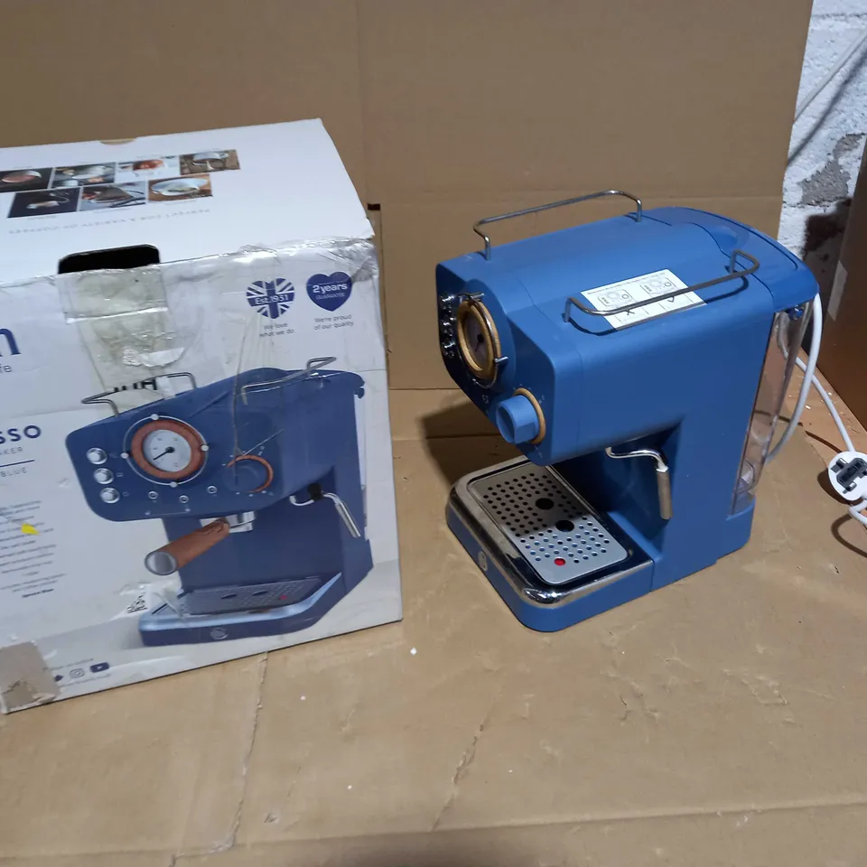 SWAN ESPRESSO COFFEE MAKER - SPRUCE BLUE
