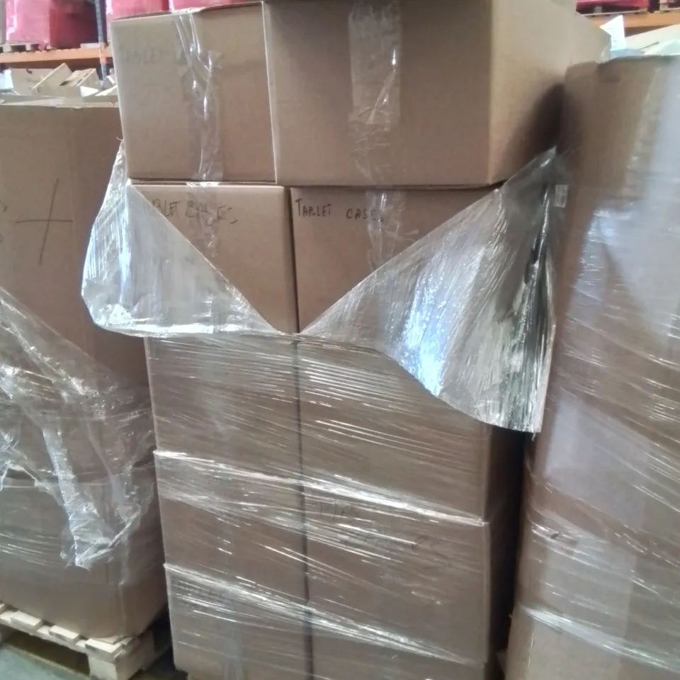 PALLET TO CONTAIN A LARGE ASSORTMENT OF TABLET CASES AND SIMILAR PRODUCTS