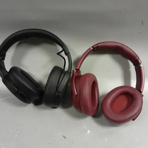 2 X SKULLCANDY WIRELESS HEADPHONES 
