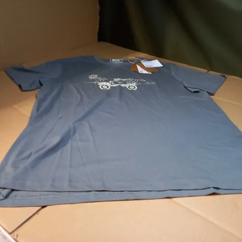 MOUNTAIN WAREHOUSE CHARCOAL OCEAN DRIVE T-SHIRT - XL