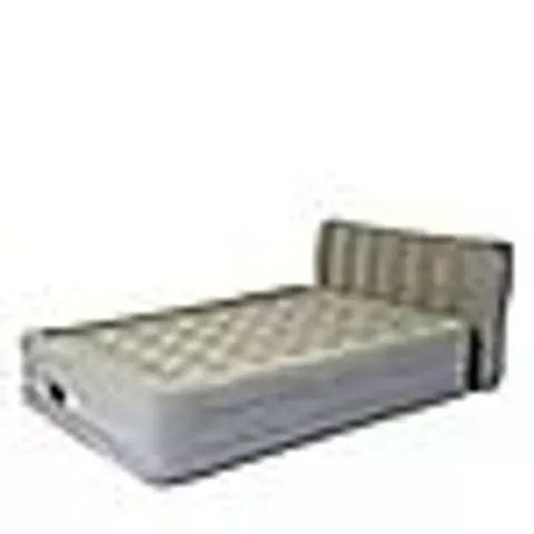 BODYFLEX INFLATABLE AIR BED WITH HEADBOARD & INTEGRATED PUMP