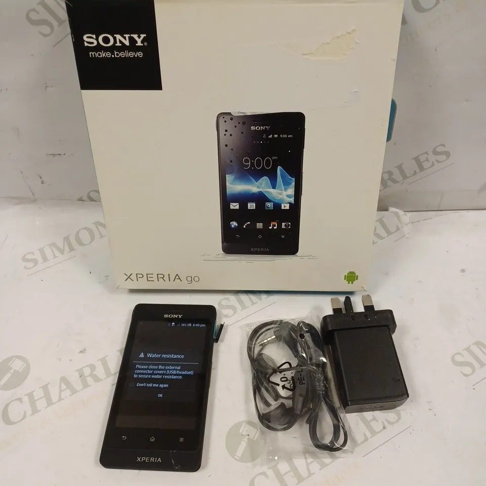SONY XPERIA GO ST27I ANDROID SMARTPHONE - TACTILE BLACK
