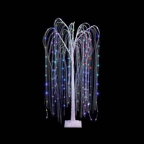 BOXED MULTICOLOUR LED COLOUR CHANGING WILLOW TREE ARTIFICIAL DECORATIVE TREE