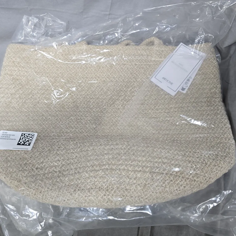 H&M HOME WOVEN TEXTURE TOTE BAG 