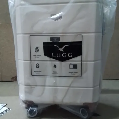 LUGG JETSET TRAVEL SUITCASE CREAM&BROWN