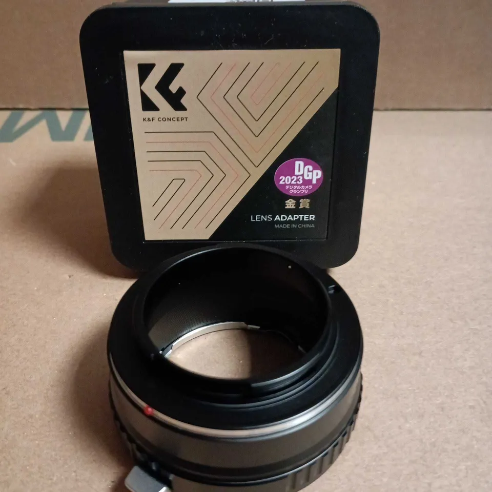 K&F CONCEPT LENS ADAPTER – BLACK 
