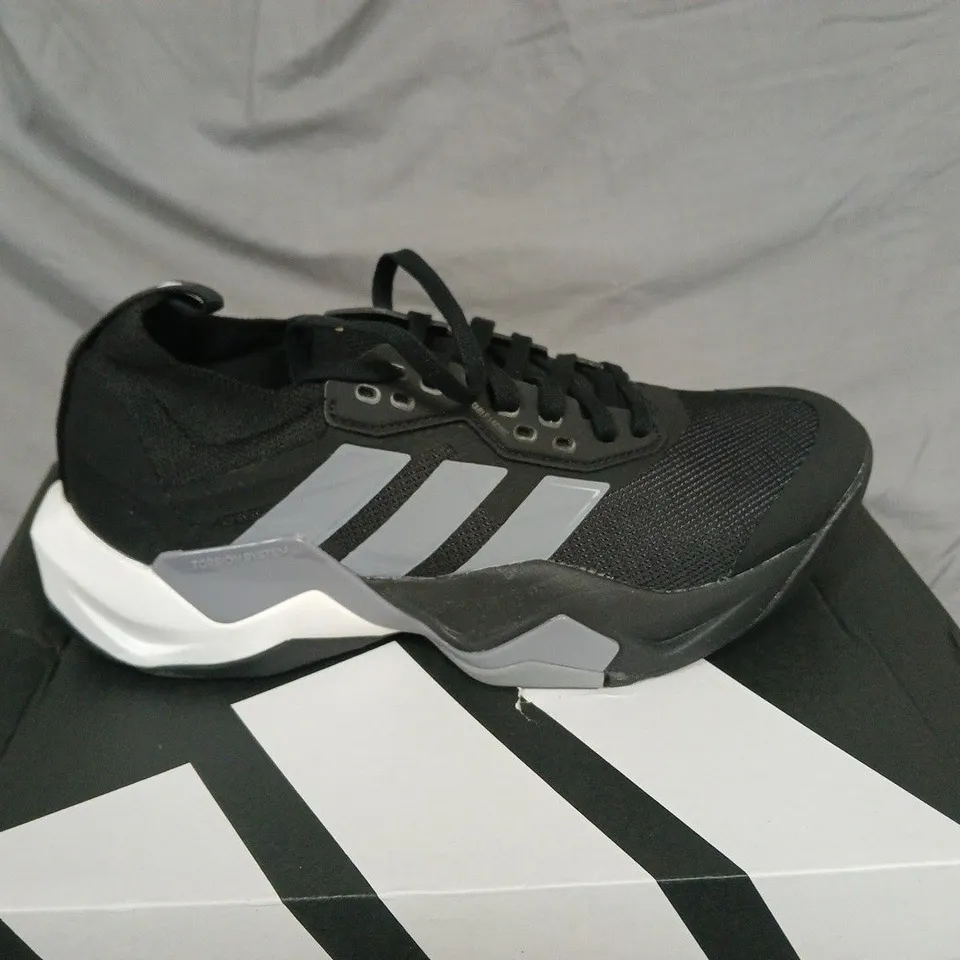 BOXED ADIDAS RAPIDMOVE ADV 2 TRAINER W – UK 8 (US 9.5), BLACK/GRAPHITE GREY