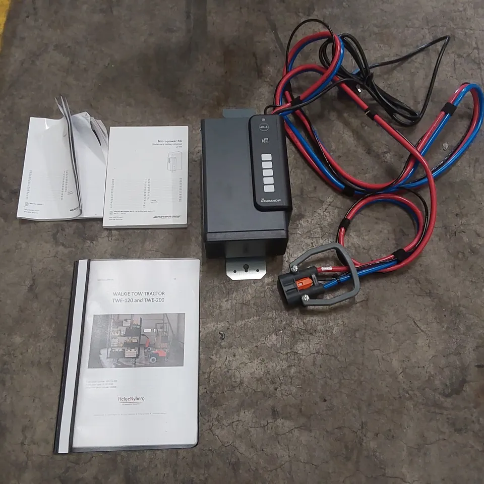 TRACTO TWE-120 TOWING TRACTOR WITH MICROPOWER SC BATTERY CHARGER