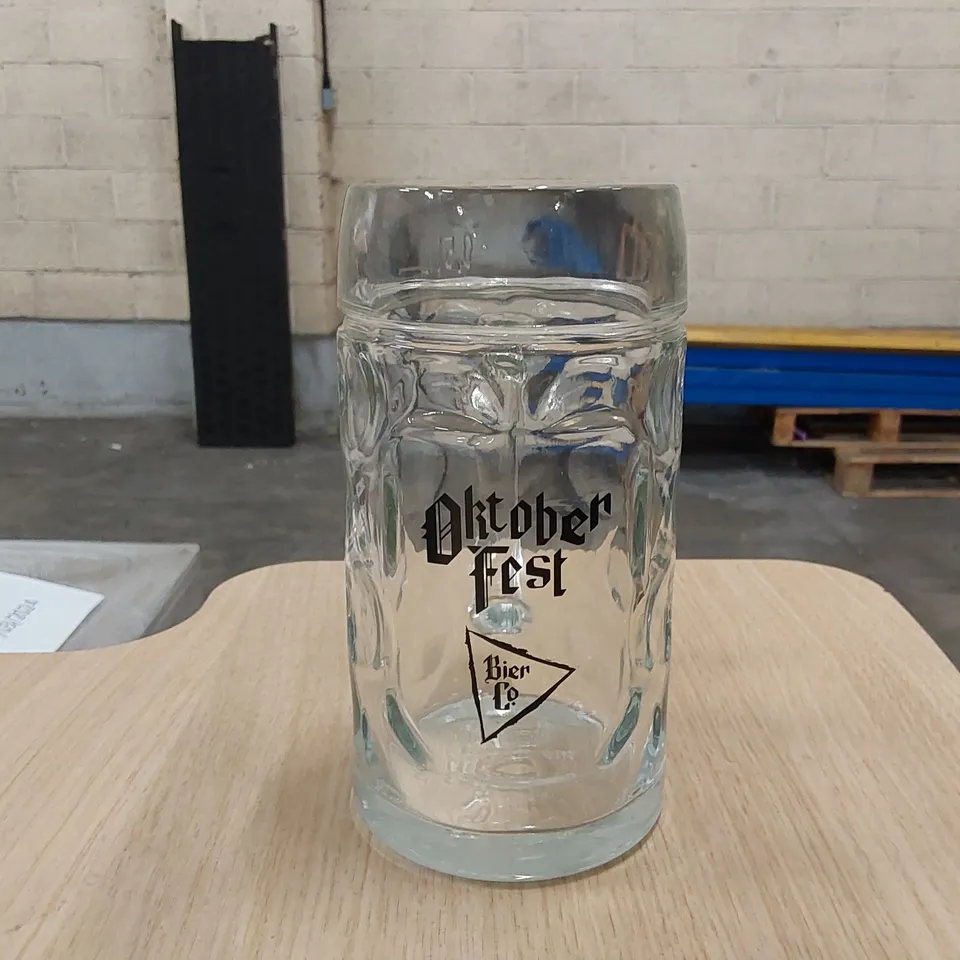 PALLET OF BRAND NEW BOXED OCKTOBER FEST BEER GLASSES // APPROXIMATELY 25 X 6 BOXES OF 500ML GLASSES