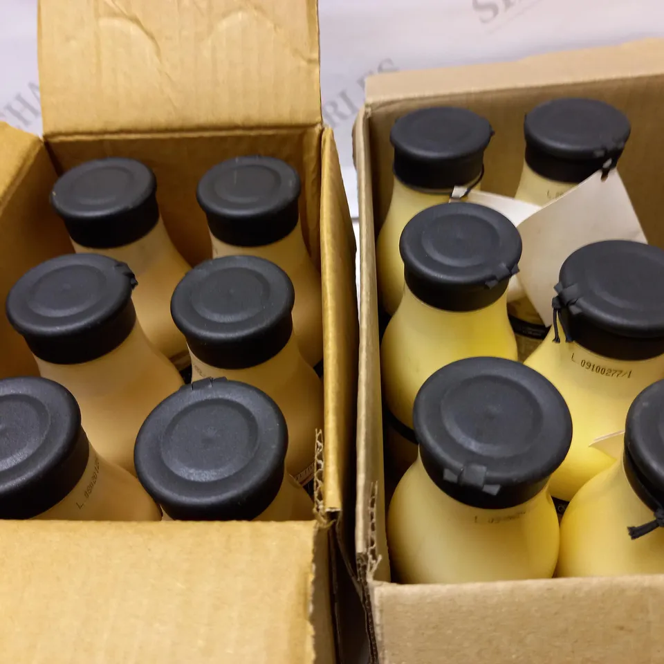 LOT OF 12 X 250ML ASSORTED AQUOLINA MERINGA AL LIMONE & MIMOSA PASTRY BODY MILK