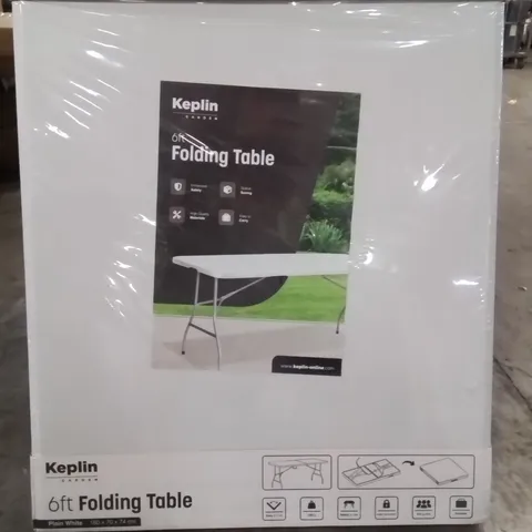 KEPLIN GARDEN 6FT FOLDING TABLE