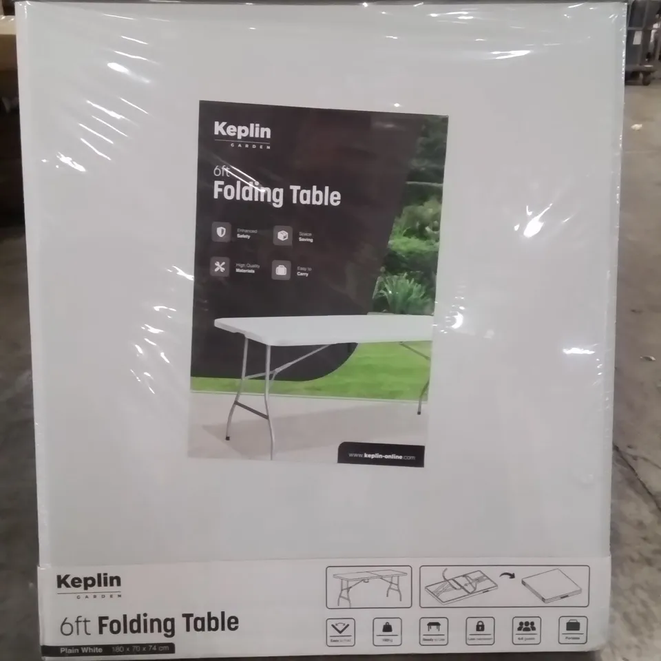 KEPLIN GARDEN 6FT FOLDING TABLE